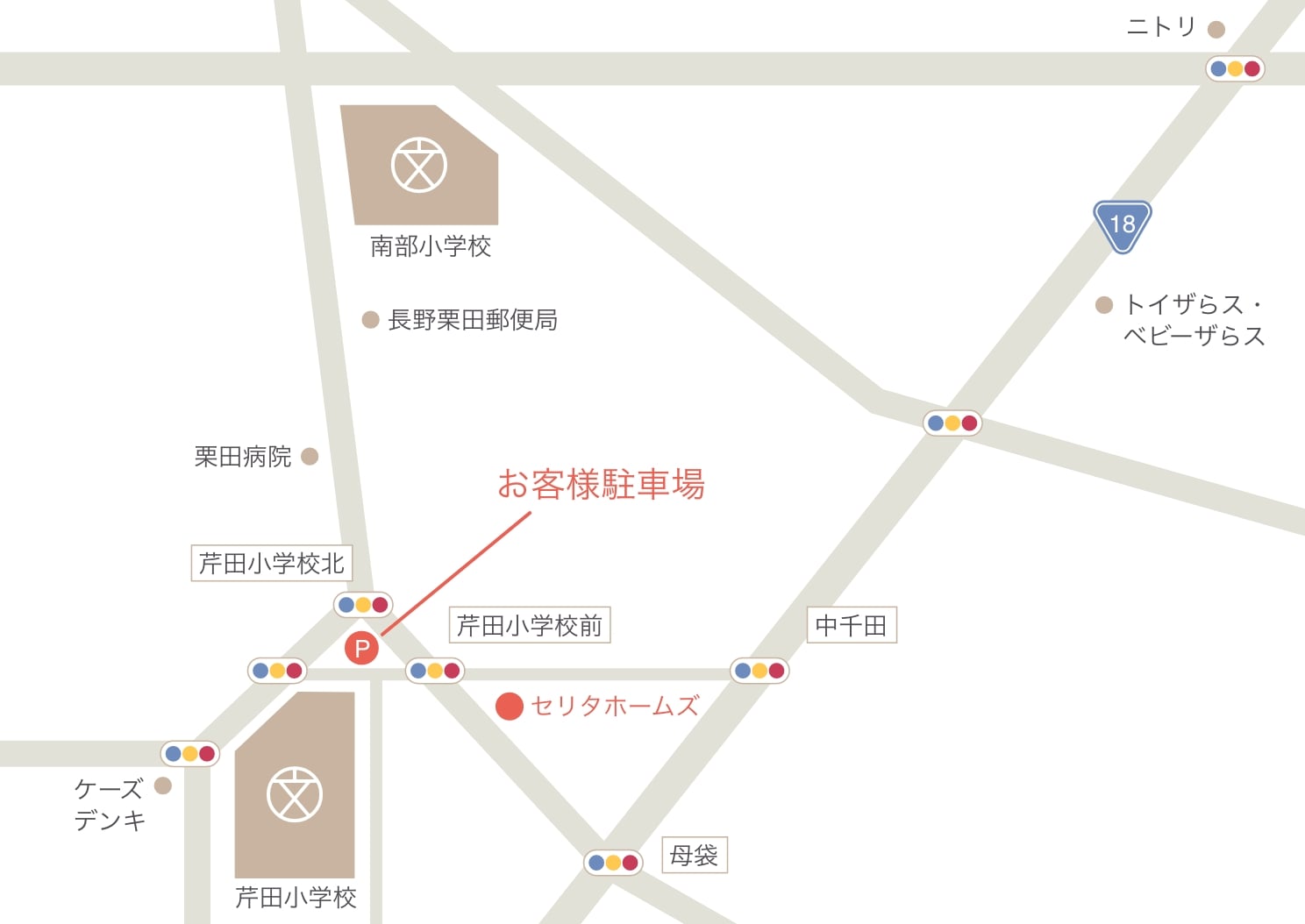 お客様駐車場地図
